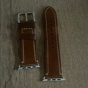 Brown Leather Watch Band